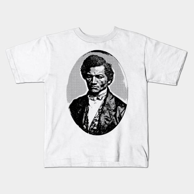 Frederick Douglass-3 Kids T-Shirt by truthtopower